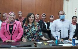 تتقدم ا.د.جيهان البيومى- رئيس قسم الجغرافيا ونظم المعلومات الجغرافية بالكلية- بشكر طلاب الفرقة الرابعة 2020