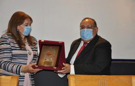 مجلس جامعة حلوان يكرم أساتذة الجامعة الفائزين في انتخابات مجلس الشيوخ