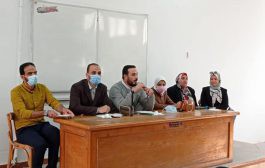 تحت رعاية الاستاذ الدكتور/ ماجد نجم رئيس- جامعة حلوان- والأستاذة الدكتورة/ مها حسني- عميد الكلية- عقد اليوم قسم علم النفس ندوة بعنوان “اعرف طريقك” لطلاب القسم للتعريف بمجالات عمل الاخصائي النفسي